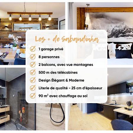 Elegant Et Moderne Avec Vue Montagne Au Coeur De Paradiski - Garage - 8Pers - 90M2 - Sabaudinha La Plagne Exterior photo